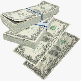 Two Dollars Bills Collection model